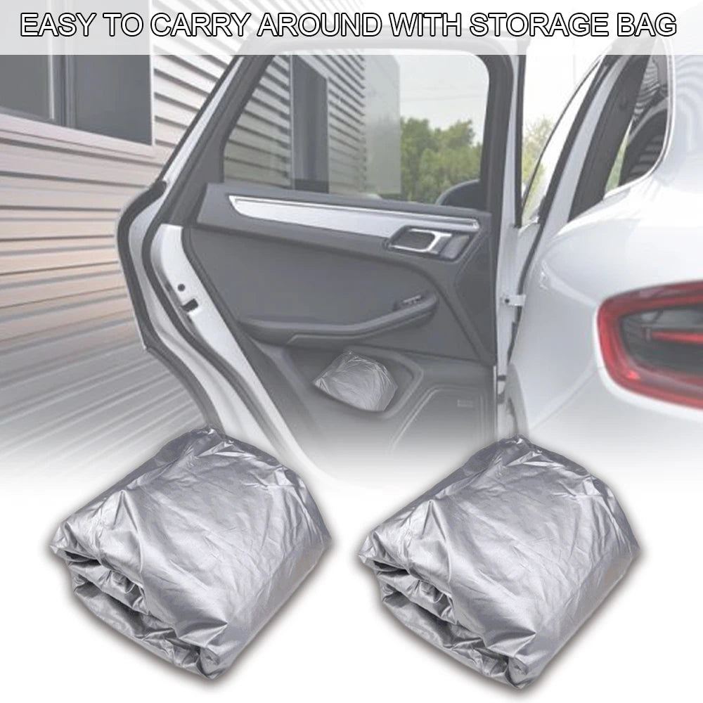 Car Cover Full Covers with Reflective Strip Dustproof UV Scratch-Resistant Sunscreen Protection for 4X4/SUV Business Car
