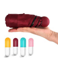 Wholesale Custom Mini Umbrella Manual Capsule Uv Protection Small Folding Umbrella Sun and Rain