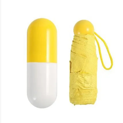 Wholesale Custom Mini Umbrella Manual Capsule Uv Protection Small Folding Umbrella Sun and Rain