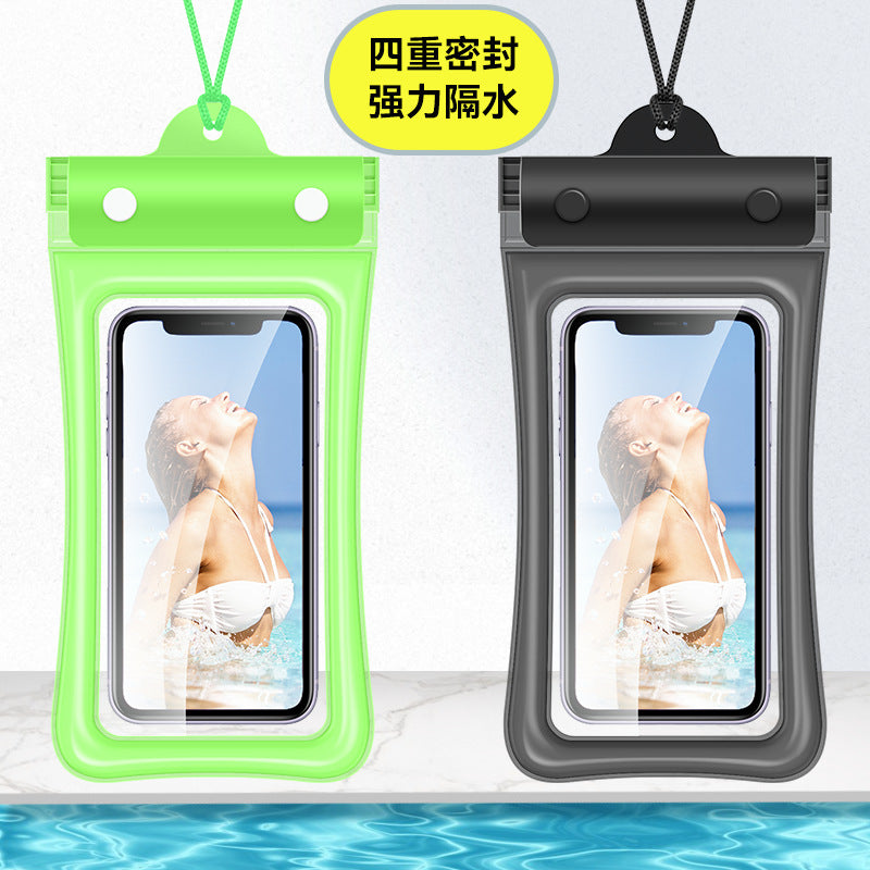 Mobile Phone Waterproof Bag with Touch Screen for Swimming, Special for Taking Pictures, Diving and Rafting Equipment, Transparent Sealed Waterproof Mobile Phone Case