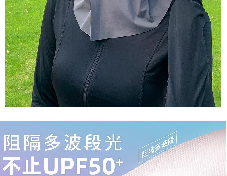 Sunscreen mask women's summer riding anti-ultraviolet sunshade breathable driving neck neck protection 3D ice silk mask