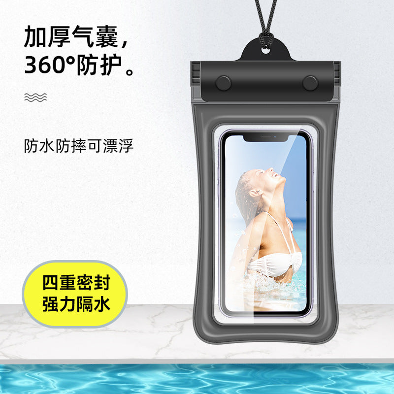Mobile Phone Waterproof Bag with Touch Screen for Swimming, Special for Taking Pictures, Diving and Rafting Equipment, Transparent Sealed Waterproof Mobile Phone Case