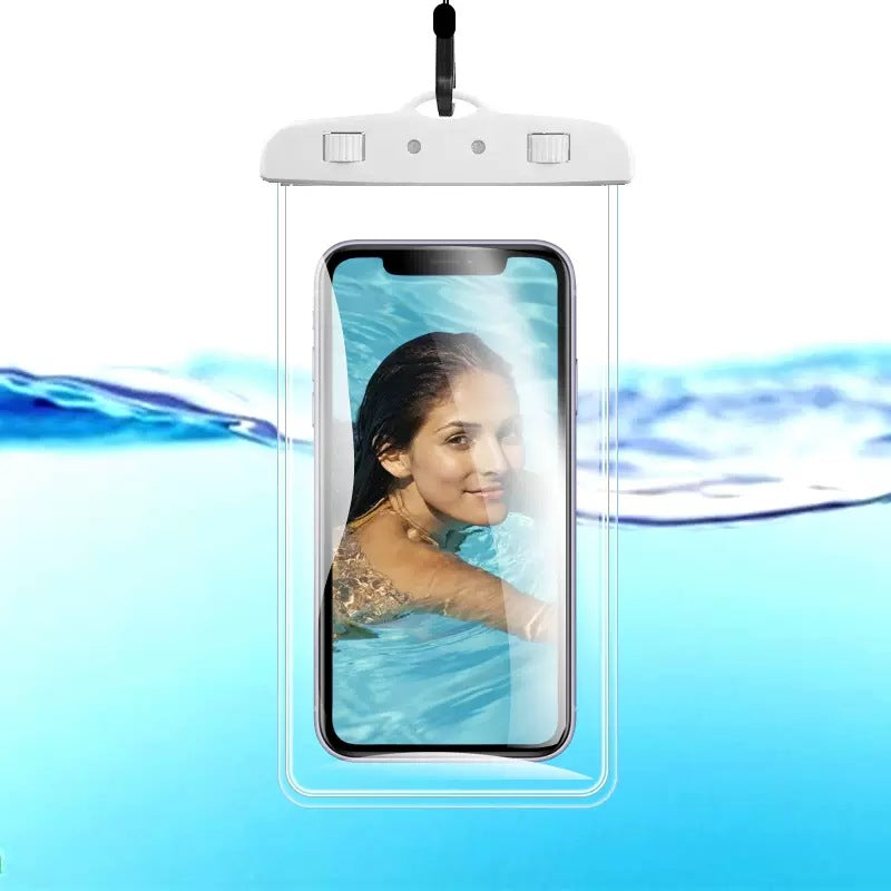 Mobile Phone Waterproof Bag with Touch Screen for Swimming, Special for Taking Pictures, Diving and Rafting Equipment, Transparent Sealed Waterproof Mobile Phone Case