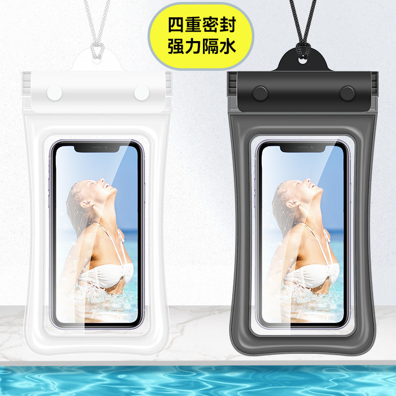 Mobile Phone Waterproof Bag with Touch Screen for Swimming, Special for Taking Pictures, Diving and Rafting Equipment, Transparent Sealed Waterproof Mobile Phone Case