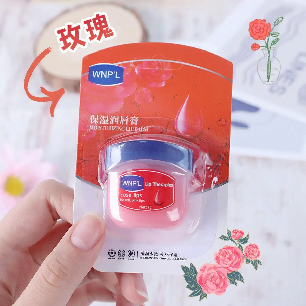 8 Pieces Set Lip Balm Moisturizing Lip Mask Repairing Lips For Men And Women Fade Lip Lines Sleep Labial Membrane Korea Skincare