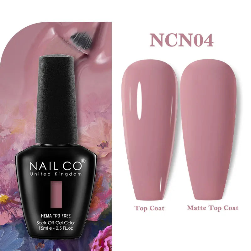 NAILCO 15ml Hema TPO Free Gel Nails Poilsh Vernis Semi Permanent UV Varnish Gel Nail Art Manicure Design TOP BASE Varnish Hybrid