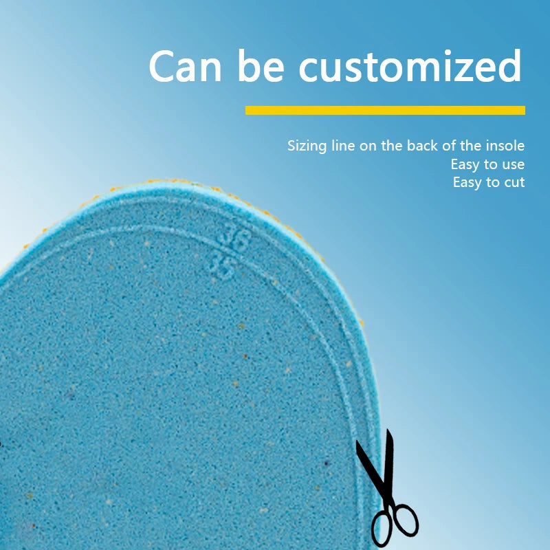 Sports Insoles for Shoes Orthopedic Plantar Fasciitis Shoe Pads Running Accessories Arch Support Flat Foot Pad for Women Men