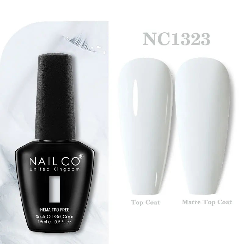 NAILCO 15ml Hema TPO Free Gel Nails Poilsh Vernis Semi Permanent UV Varnish Gel Nail Art Manicure Design TOP BASE Varnish Hybrid