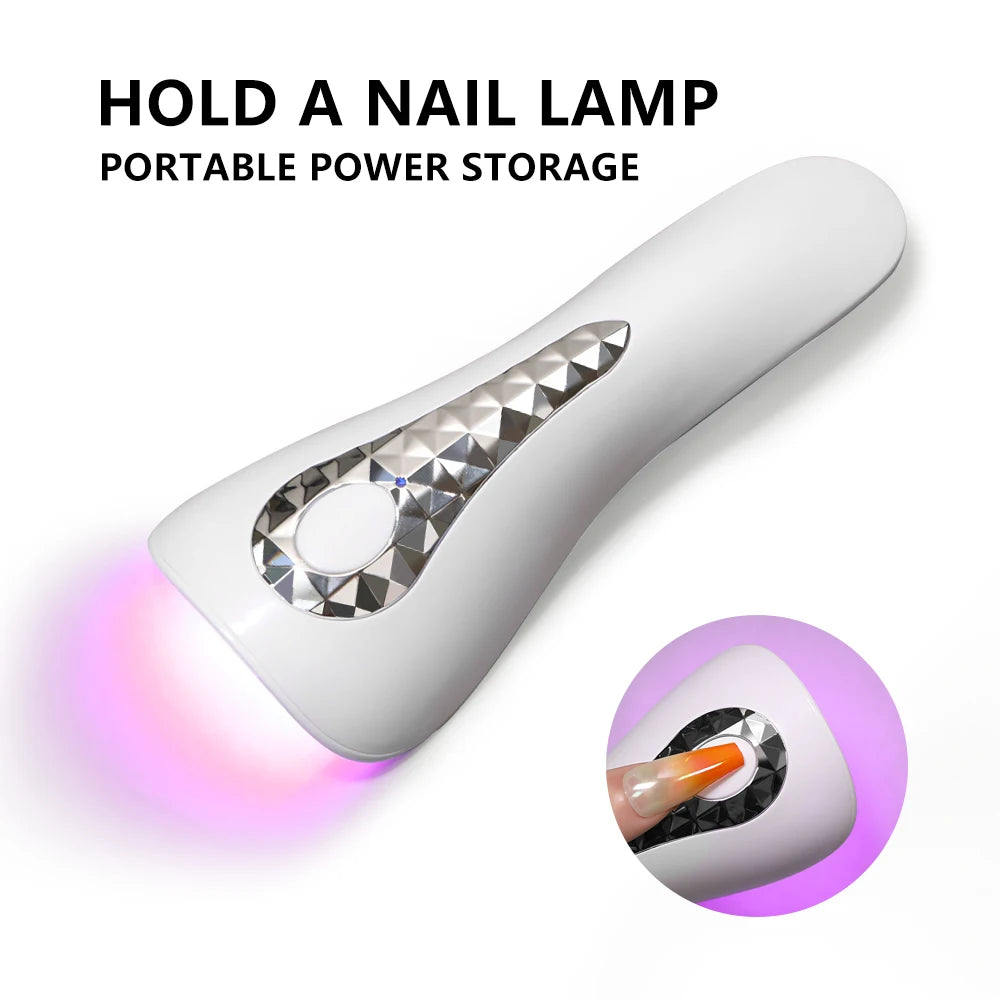 LINMANDA Handheld UV LED Lamp for Nails Drying Lamp Rechargeable Mini Manicure Lamp Nail Dryer For Gel Polish Manicure Tools