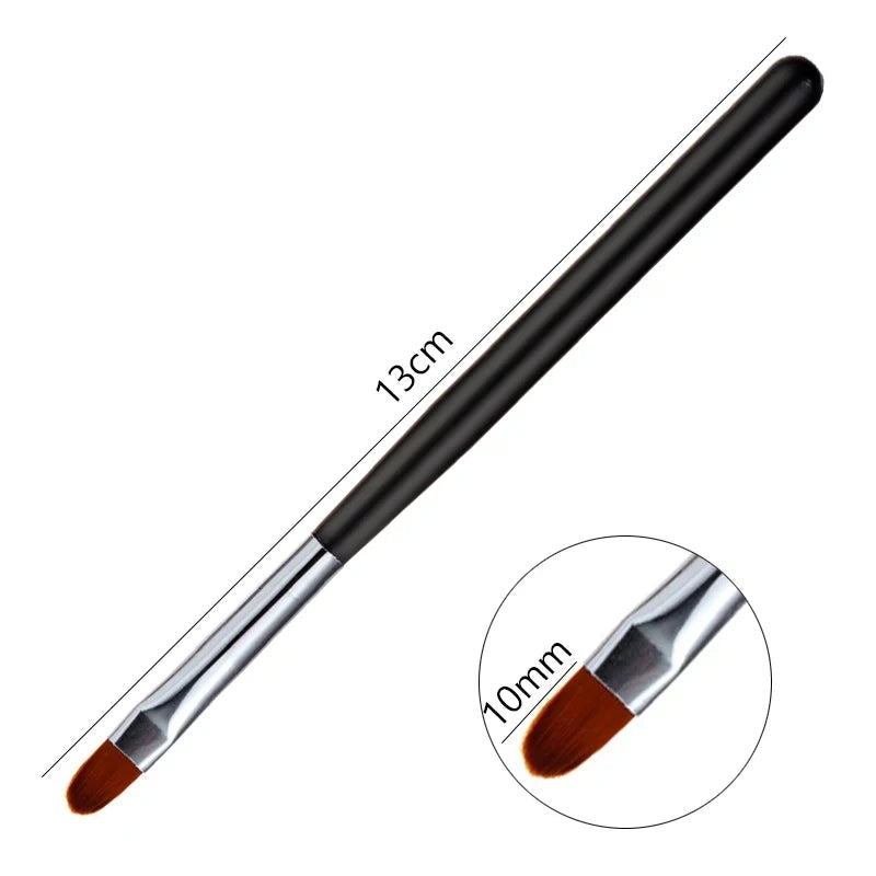 Nails Art Brush Pattern Phototherapy Acrylic UV Gel Extension Builder Coating Painting Pen DIY Manicure Accessories Tools