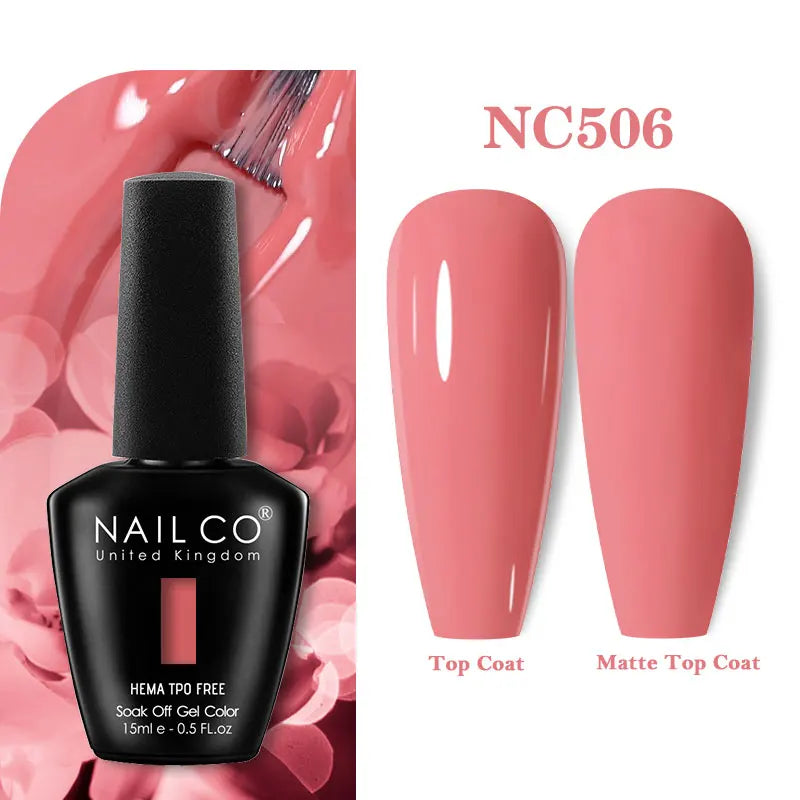 NAILCO 15ml Hema TPO Free Gel Nails Poilsh Vernis Semi Permanent UV Varnish Gel Nail Art Manicure Design TOP BASE Varnish Hybrid