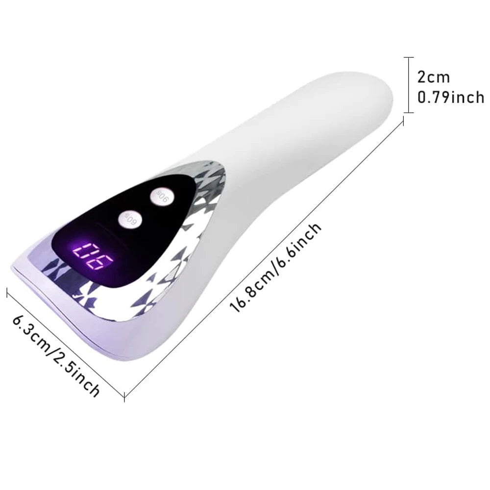 LINMANDA Handheld UV LED Lamp for Nails Drying Lamp Rechargeable Mini Manicure Lamp Nail Dryer For Gel Polish Manicure Tools
