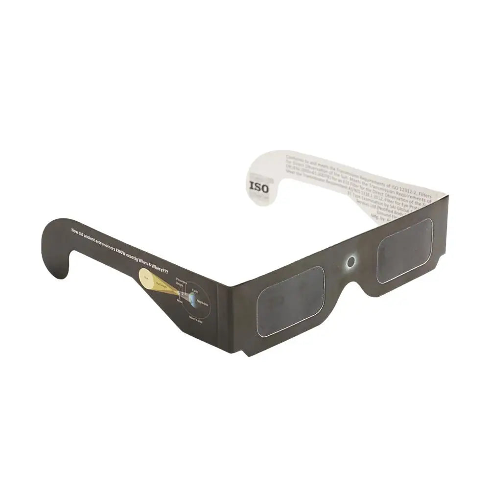 5PCS Solar Eclipse Glasses Anti-uv Glasses Safe Direct Sun Viewing Random Color Paper Frames for Adults Kids Watch Solar Eclipse