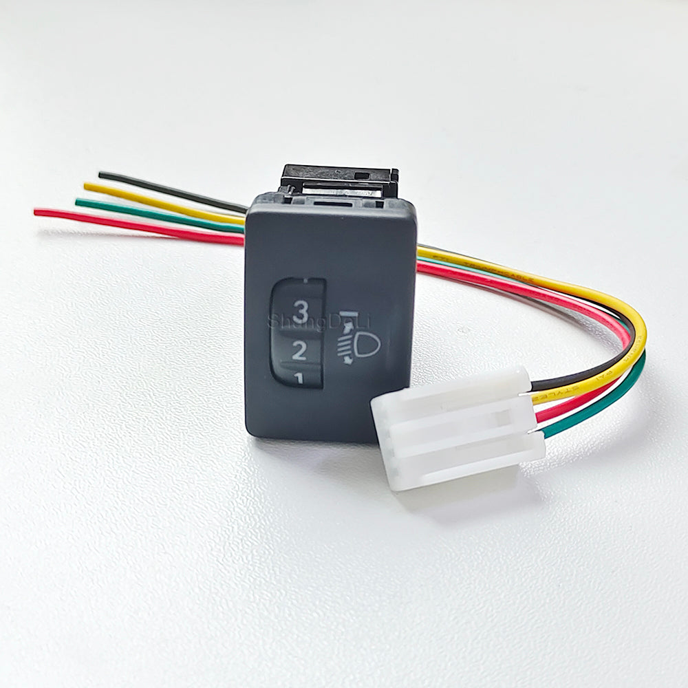 Car Headlamp Leveling Switch Headlight Height Adjustable Switch Button for Land Cruiser PRADO Camry 50 Altis RAV4 Accessories