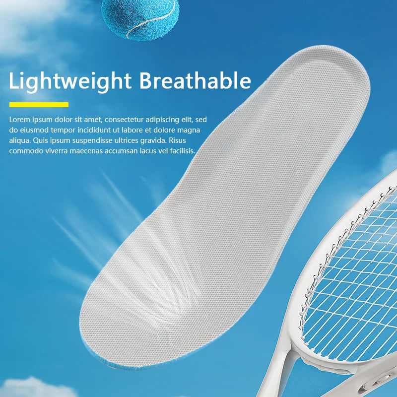 Sports Insoles for Shoes Orthopedic Plantar Fasciitis Shoe Pads Running Accessories Arch Support Flat Foot Pad for Women Men
