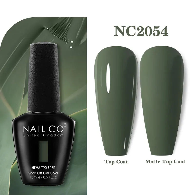 NAILCO 15ml Hema TPO Free Gel Nails Poilsh Vernis Semi Permanent UV Varnish Gel Nail Art Manicure Design TOP BASE Varnish Hybrid