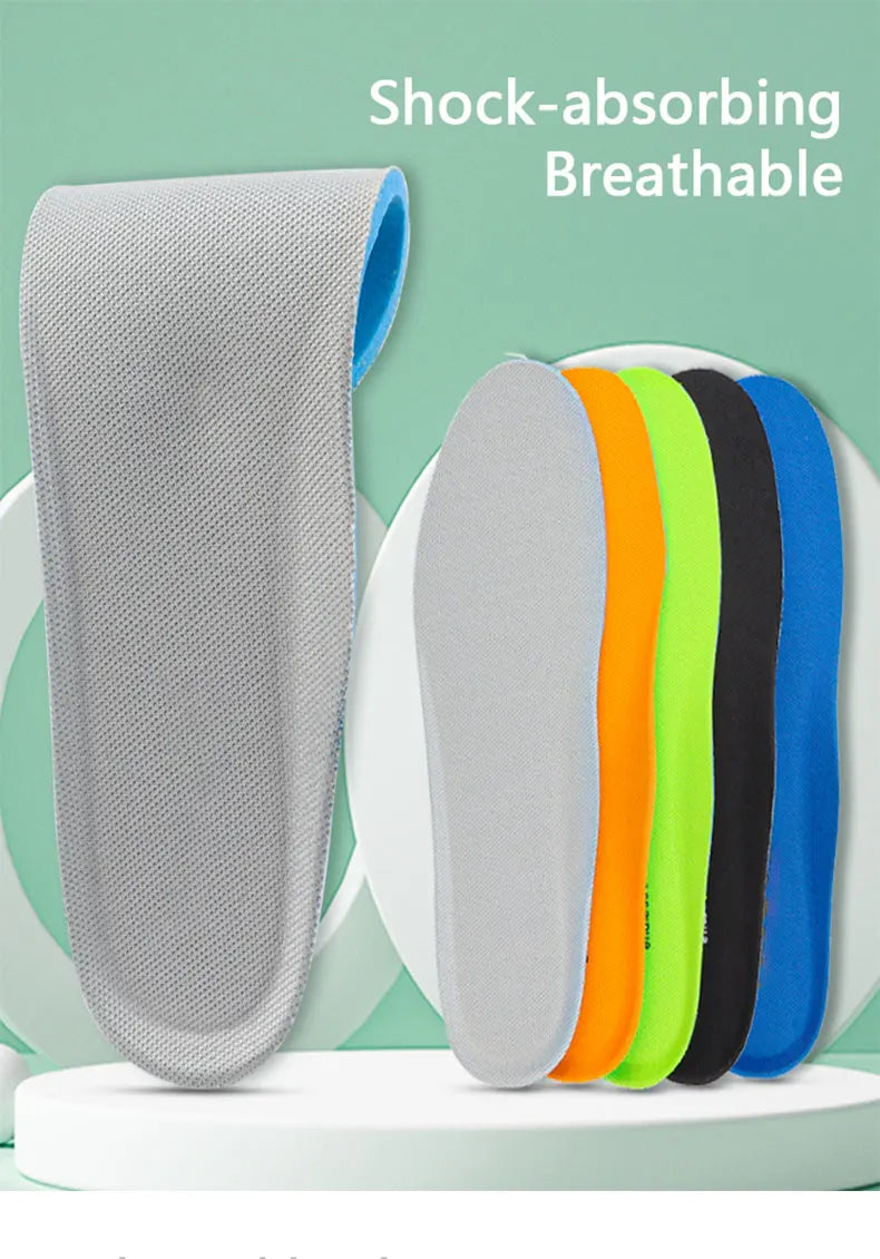 Sports Insoles for Shoes Orthopedic Plantar Fasciitis Shoe Pads Running Accessories Arch Support Flat Foot Pad for Women Men