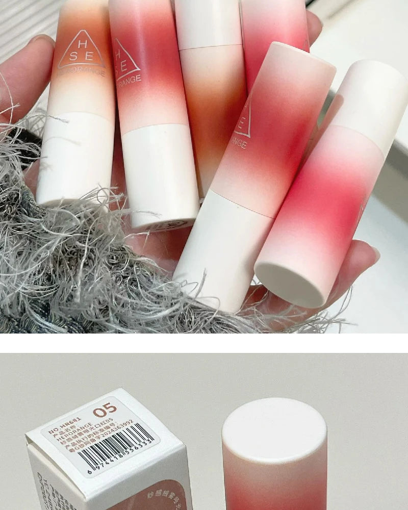 HERORANGE yarn felt velvet fog matte lipstick fog face velvet color holding makeup lifting color whitening lipstick