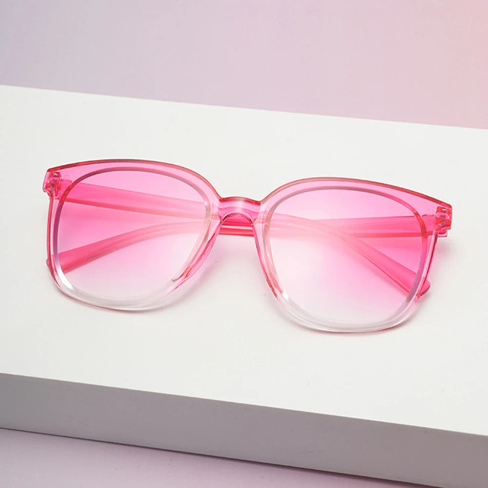 Square-Shaped Sunglasses Jelly Color Square-Shaped Glasses Gradient Square Shades Lightweight Colorful Sun Glasses For Beach
