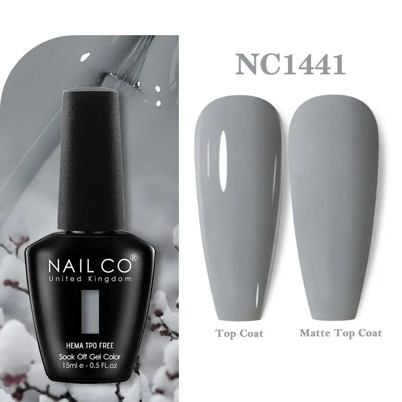 NAILCO 15ml Hema TPO Free Gel Nails Poilsh Vernis Semi Permanent UV Varnish Gel Nail Art Manicure Design TOP BASE Varnish Hybrid