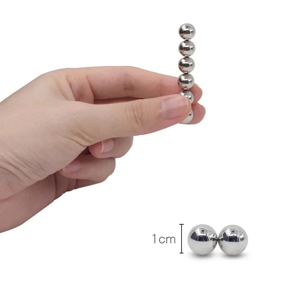 2Pcs Nipple Clip and Studs Magnet Orbs Personal Fake Nipple Piercing Ring Powerful Magnet Non Piercing Giant Magnet Balls Women