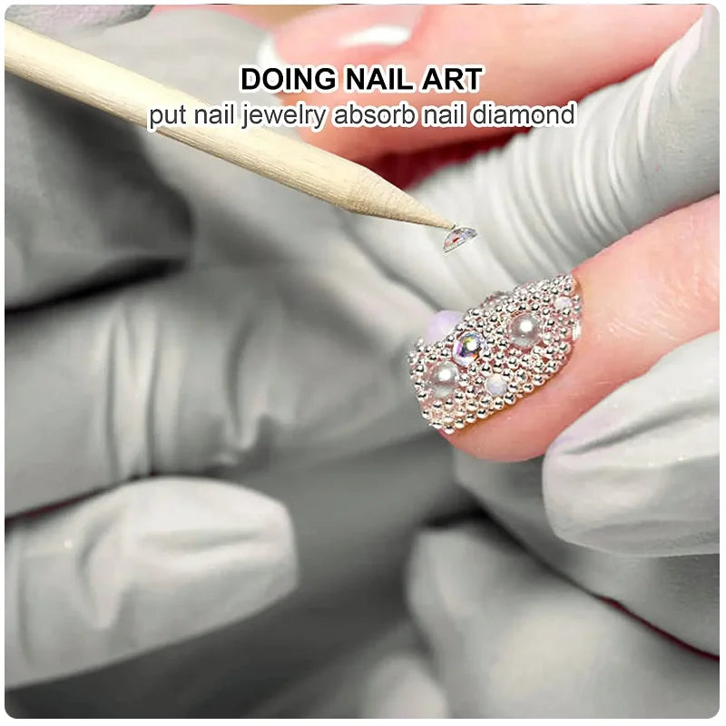 50-300pc/Set for Nail Different Sizes Orange Wood Sticks Cuticle Pusher Cuticle Remove Tool Manicure Pedicure Care nails