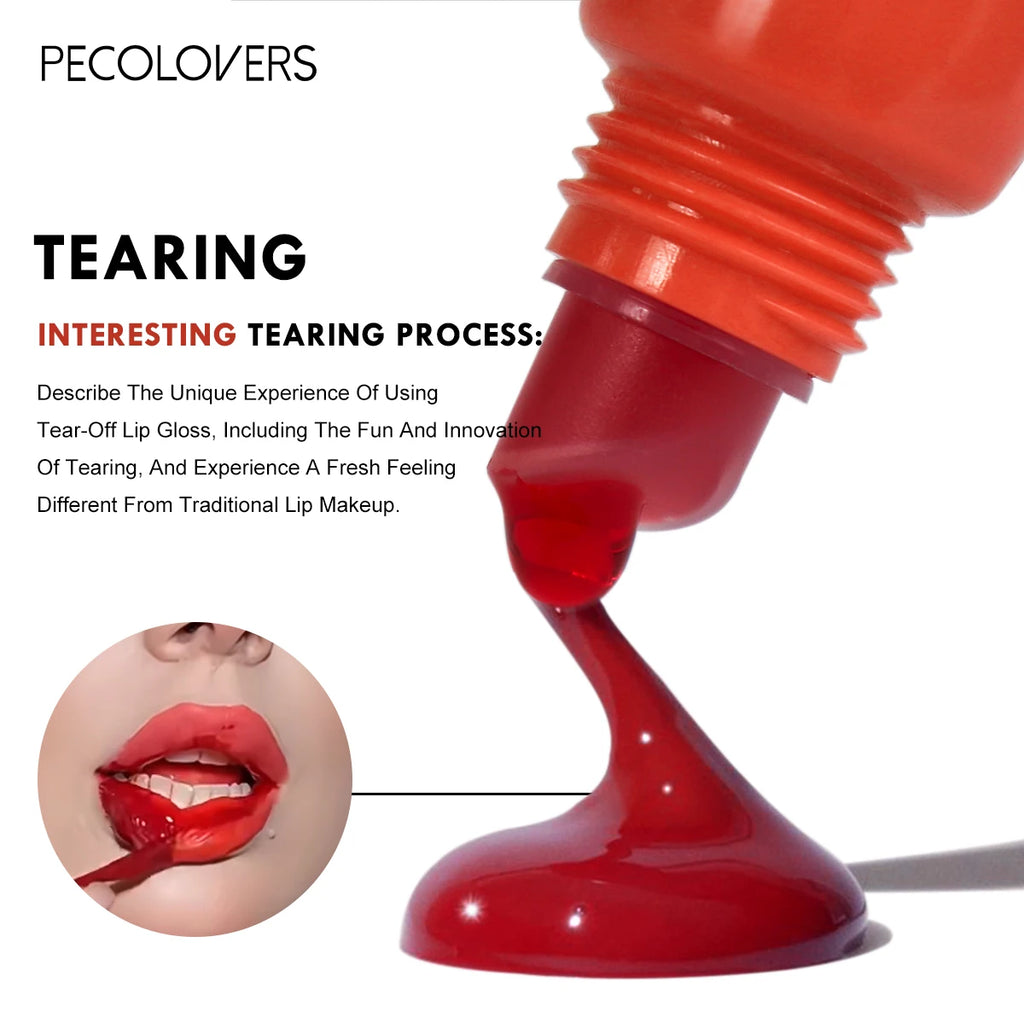 6-color Liquid Peel-off Lip gloss