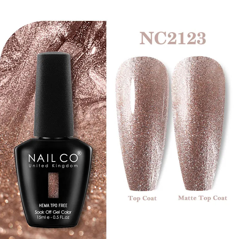 NAILCO 15ml Hema TPO Free Gel Nails Poilsh Vernis Semi Permanent UV Varnish Gel Nail Art Manicure Design TOP BASE Varnish Hybrid
