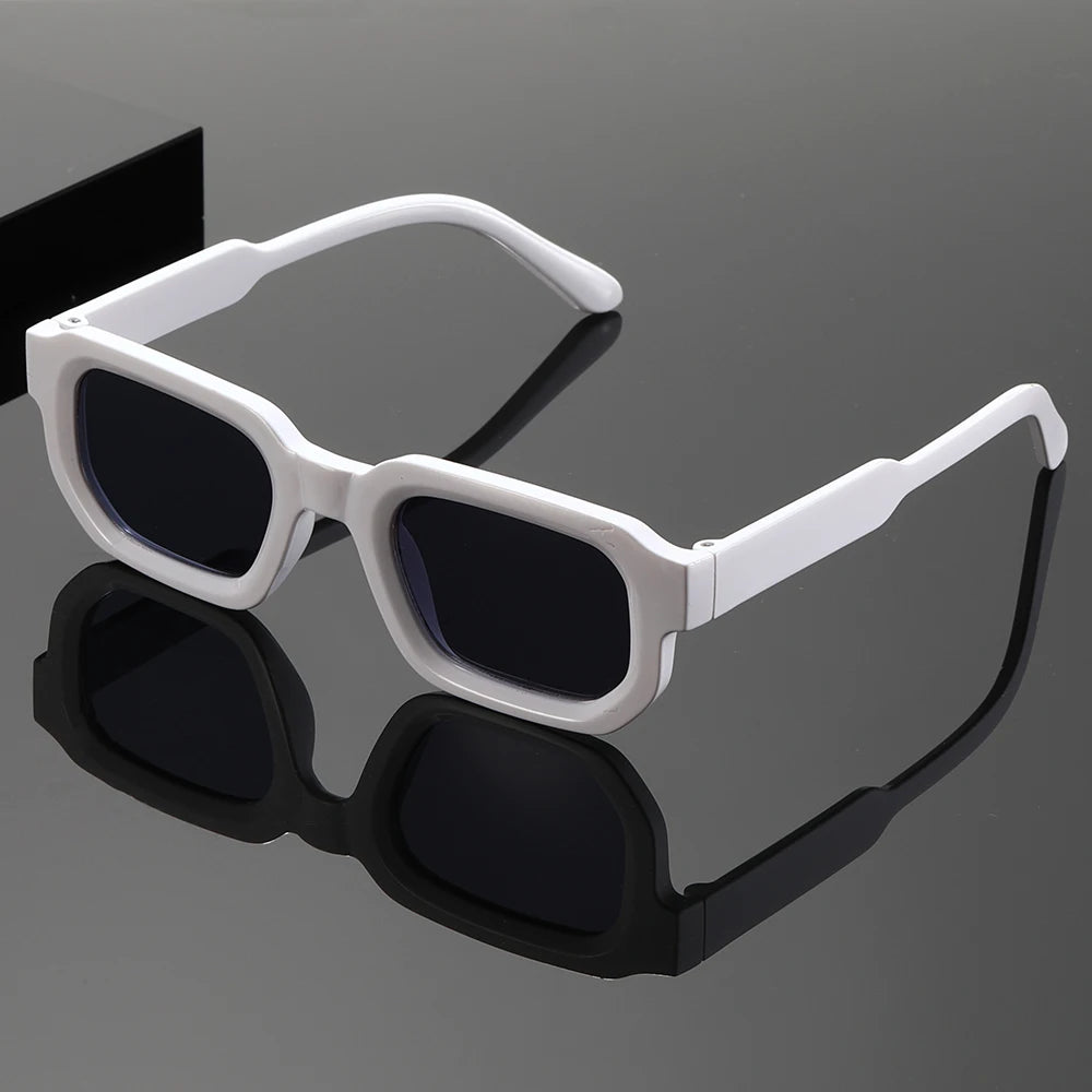 1PC, fashionable square frame glasses, a variety of colors to choose from, parties, props, cool and trendy, suitable for parties