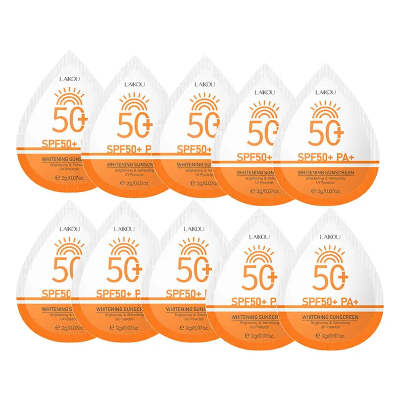 Hot Sale Skin Whiten Cream Repair Facial Best Sunscreen Spf 50 Face for Black Oily Skin Two in One Lightening Sunblock Products