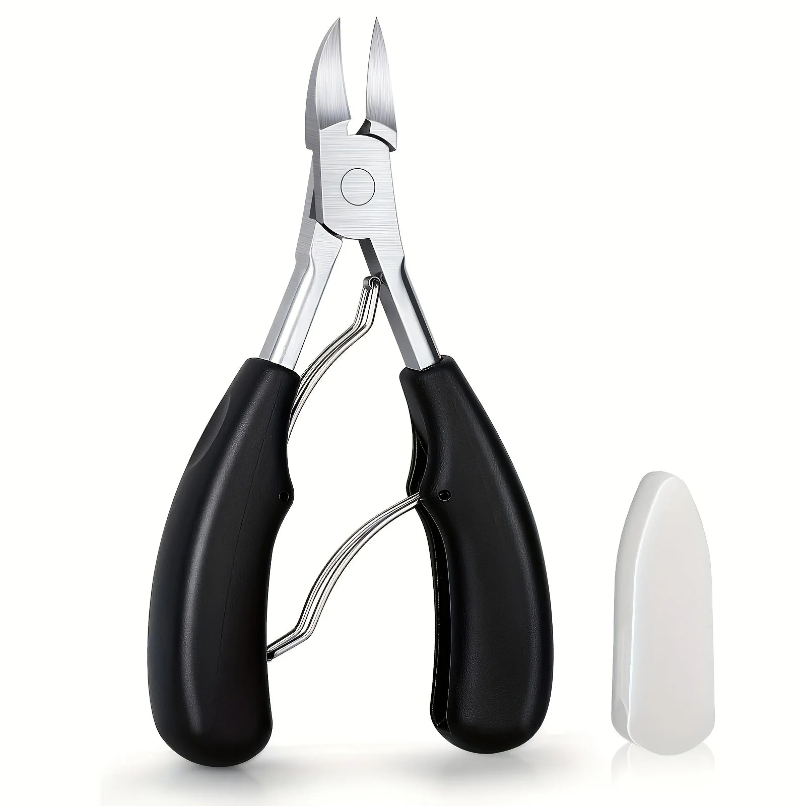 Portable Olecranon Scissors, Professional Nail Clippers, Nail Groove Trimmer for Thick Nails and Growth of Thick Nails, Toe Nail Trimmer_For Nail Scissors with Rubber Handle for Thick Nail or Intraoral Toenail Tools