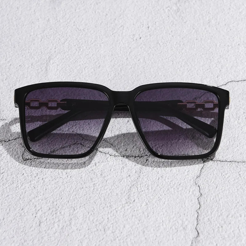 Fashion Womens Sunglasses Square Style Sun Glasses Accessories Gradient Lens Anti-UV400 Luxury Brand Oculus Eyeglasses Female