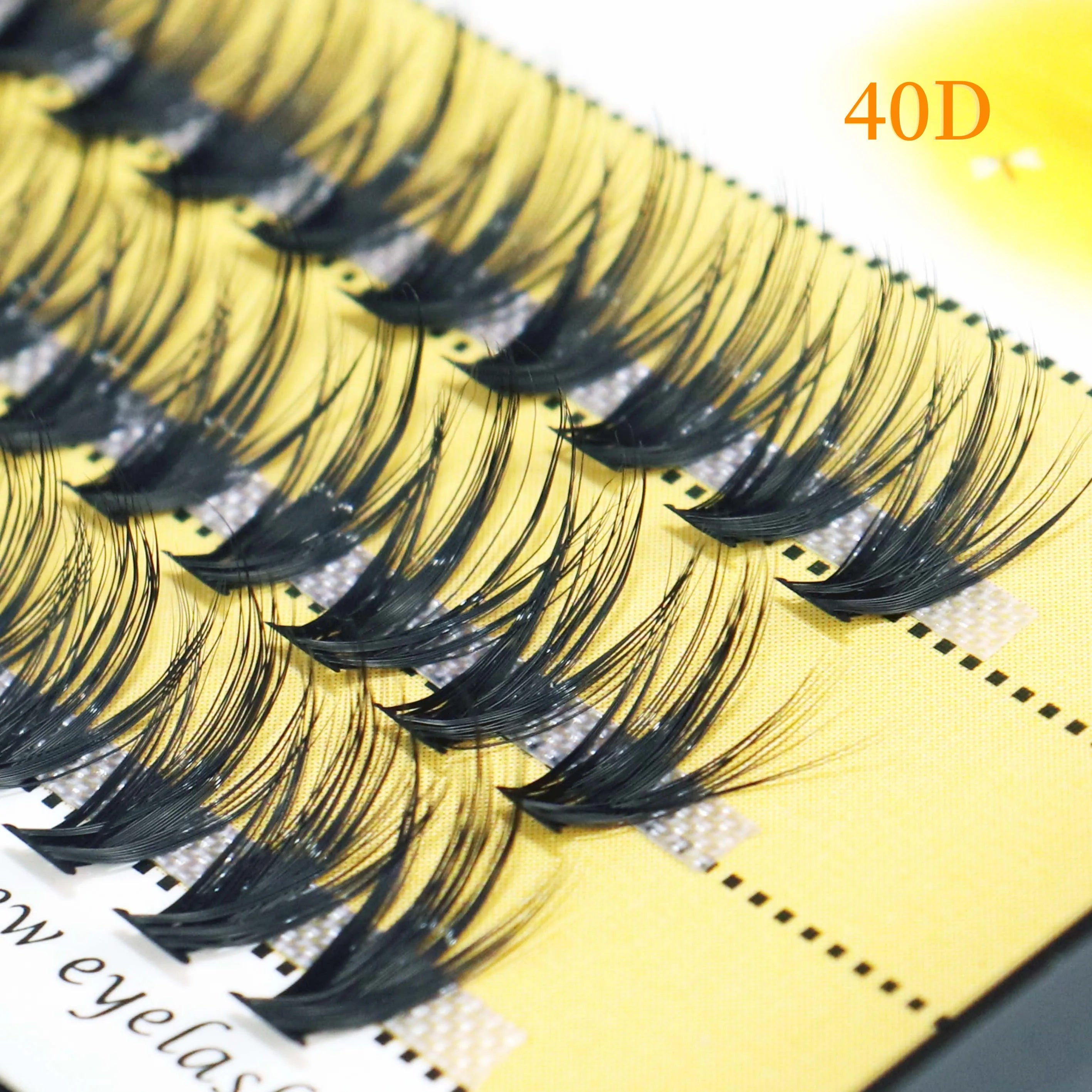 20/30D Natural False Eyelashes 1 box/60 cluster Eyelash Extension 3D Russia individual Eyelashes bunches Makeup Lashes wholesale