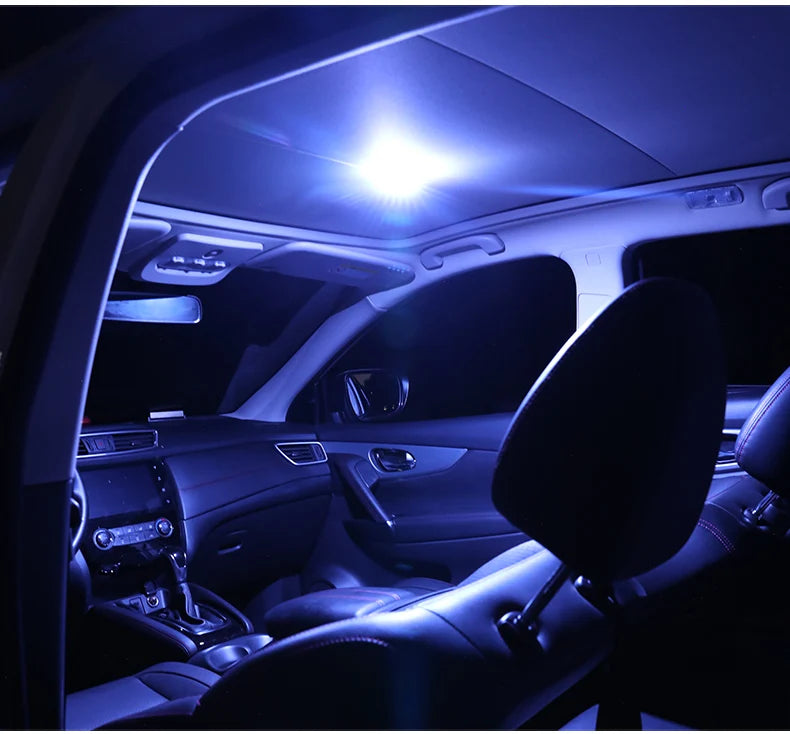 Car LED reading light Interior light Trunk light Car mounted ceiling Indoor and rear interior touch lighting