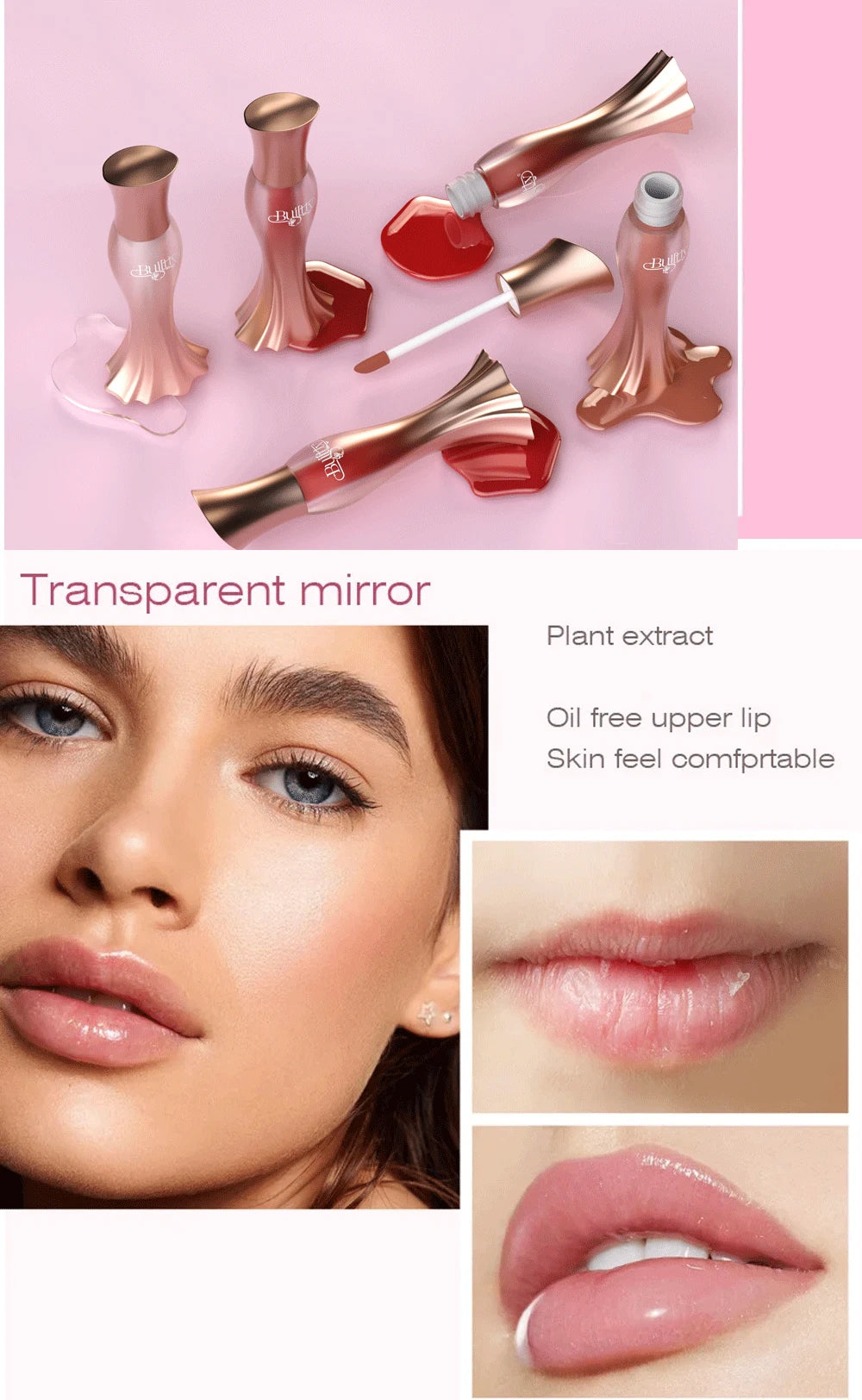 Professional Lip Plumper Full Plumping Lipstick Waterproof Long Lasting Voluminous Natural Plumper Gloss Make Lips Fuller