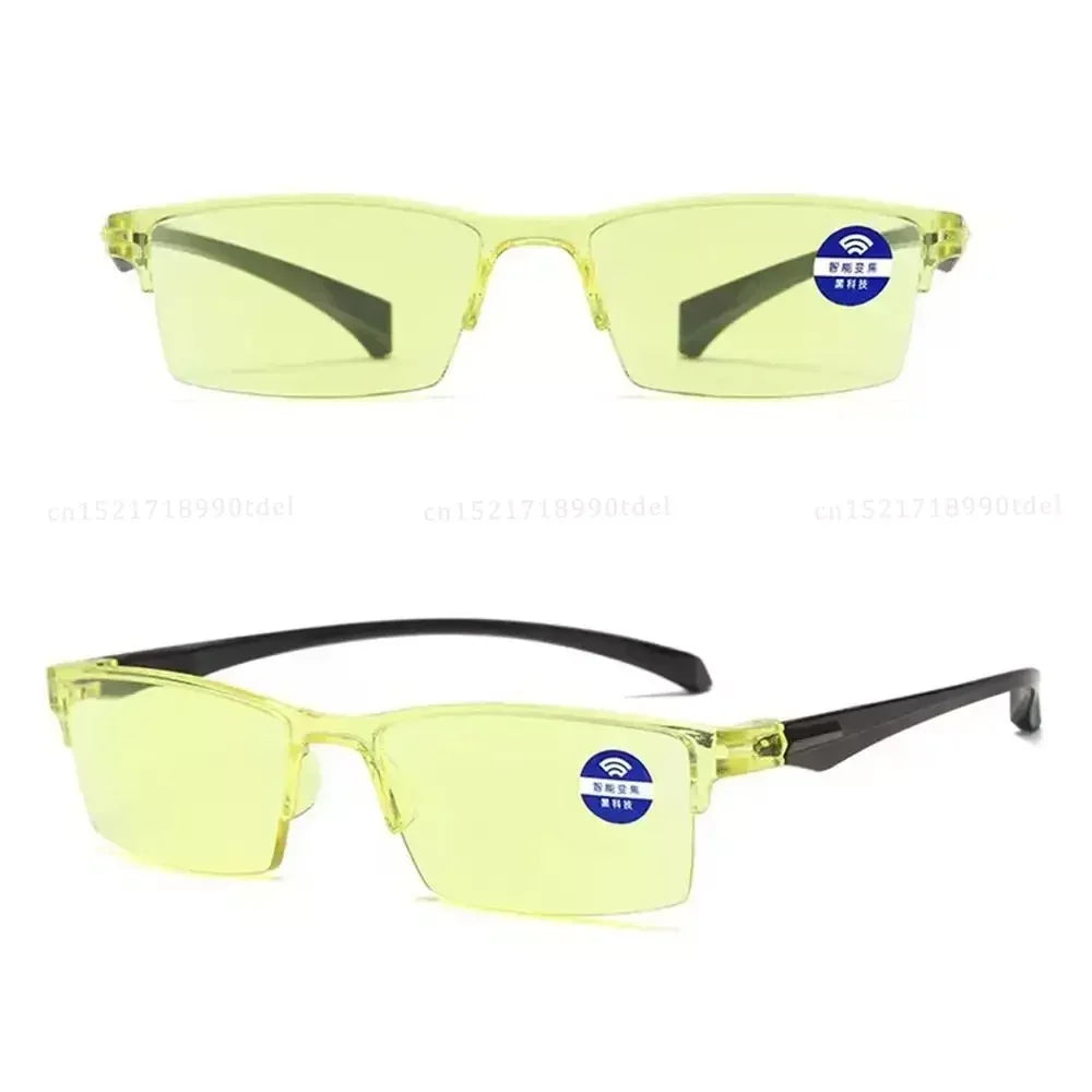 Smart Automatic Zoom Eyeglasses Anti-Blue Light Reading Glasses Men Women Optical Spectacle Computer Eyeglass