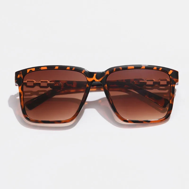 Fashion Womens Sunglasses Square Style Sun Glasses Accessories Gradient Lens Anti-UV400 Luxury Brand Oculus Eyeglasses Female