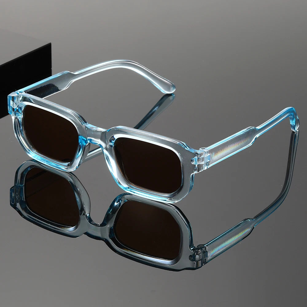 1PC, fashionable square frame glasses, a variety of colors to choose from, parties, props, cool and trendy, suitable for parties