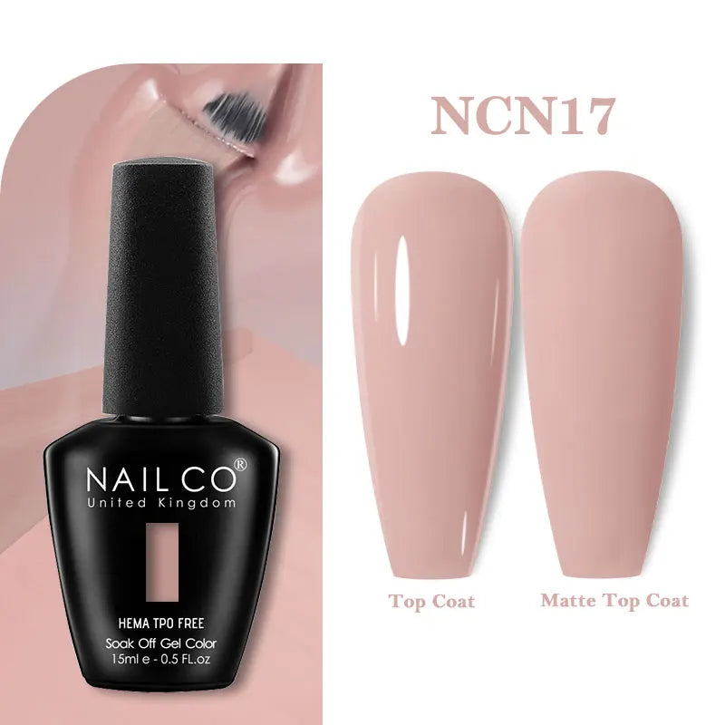 NAILCO 15ml Hema TPO Free Gel Nails Poilsh Vernis Semi Permanent UV Varnish Gel Nail Art Manicure Design TOP BASE Varnish Hybrid