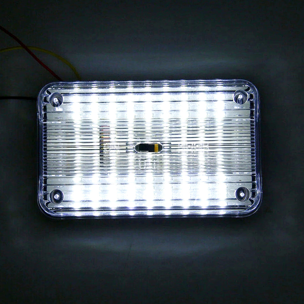 Car Interior Roof Lights 12V 36 LED Bulbs White Vehicle Ceiling LED Lighting Lamp Car Dome Reading Light with On/Off Switch for