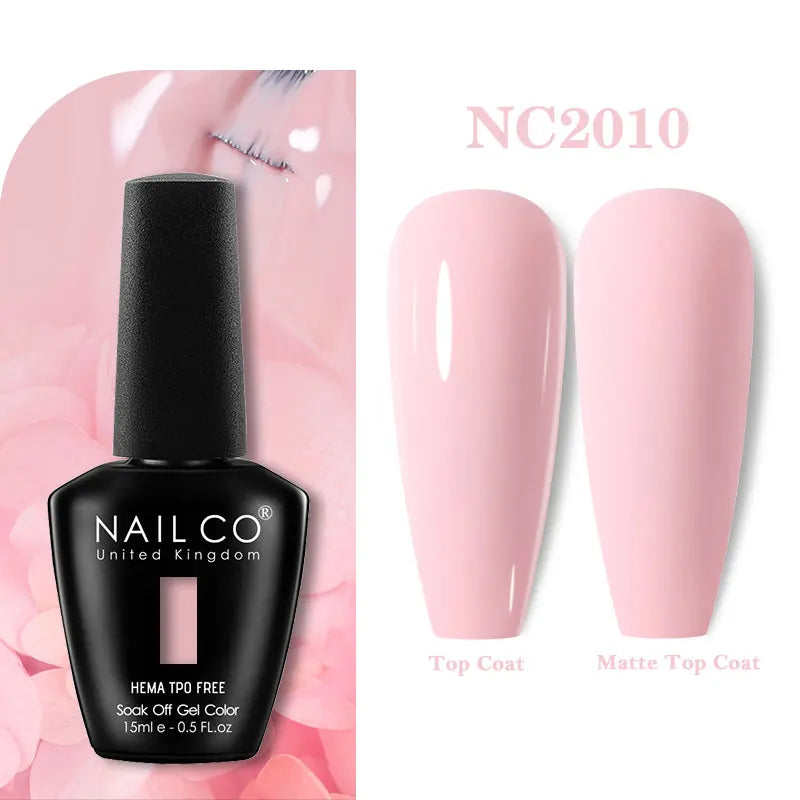 NAILCO 15ml Hema TPO Free Gel Nails Poilsh Vernis Semi Permanent UV Varnish Gel Nail Art Manicure Design TOP BASE Varnish Hybrid
