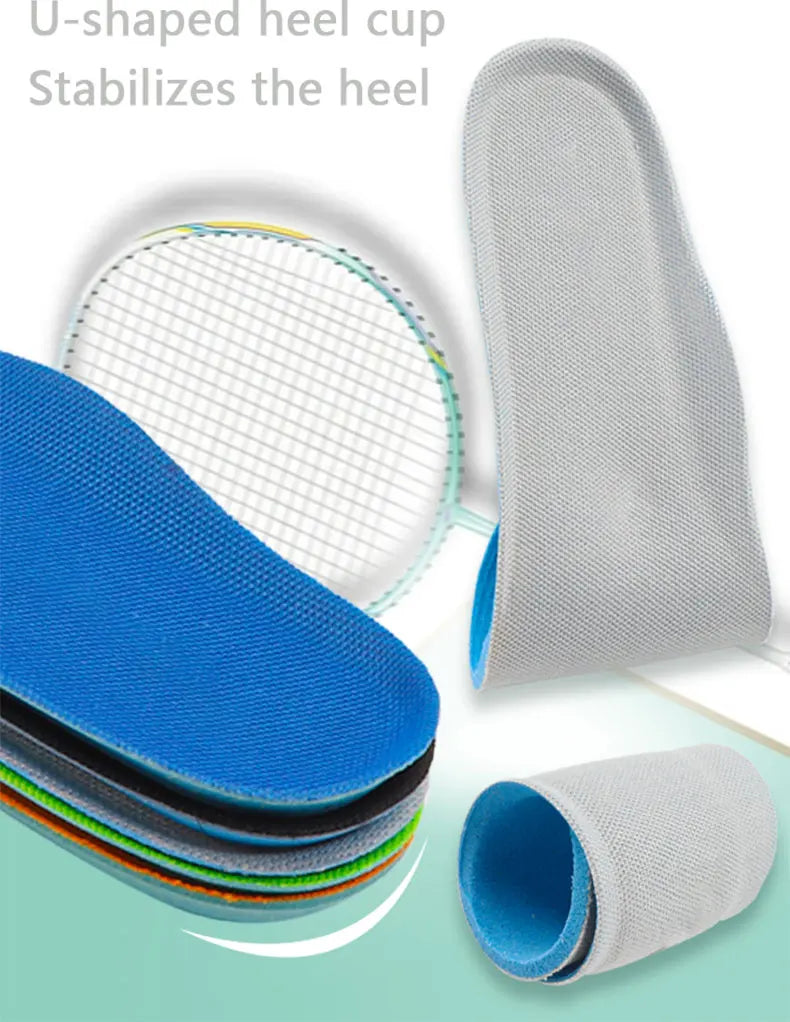 Sports Insoles for Shoes Orthopedic Plantar Fasciitis Shoe Pads Running Accessories Arch Support Flat Foot Pad for Women Men