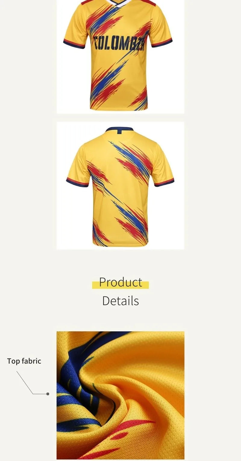 2024 hot selling Colombia American Cup soccer jersey popular design custom running sports football clothes
