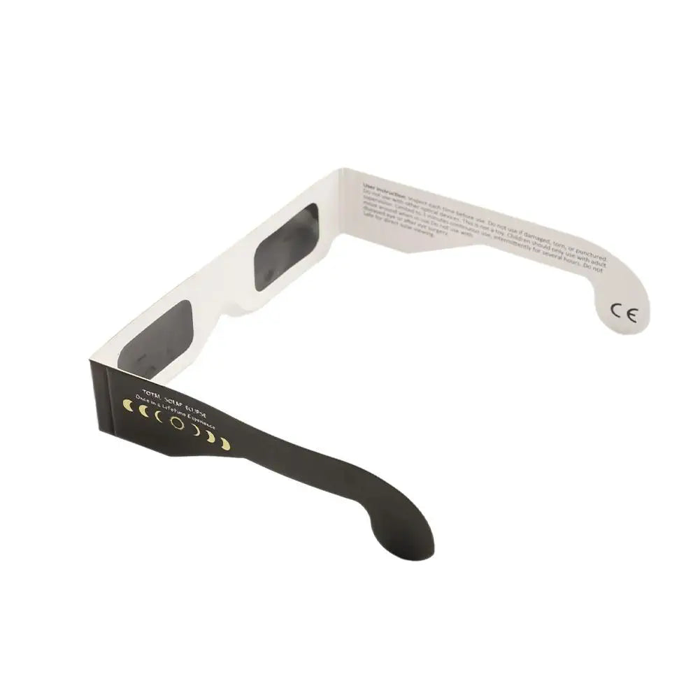 5PCS Solar Eclipse Glasses Anti-uv Glasses Safe Direct Sun Viewing Random Color Paper Frames for Adults Kids Watch Solar Eclipse