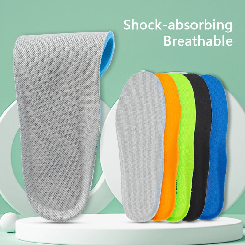Sports Insoles for Shoes Orthopedic Plantar Fasciitis Shoe Pads Running Accessories Arch Support Flat Foot Pad for Women Men