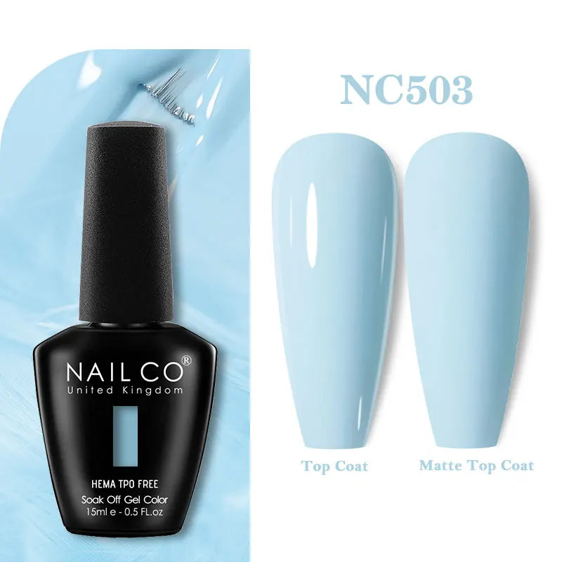 NAILCO 15ml Hema TPO Free Gel Nails Poilsh Vernis Semi Permanent UV Varnish Gel Nail Art Manicure Design TOP BASE Varnish Hybrid