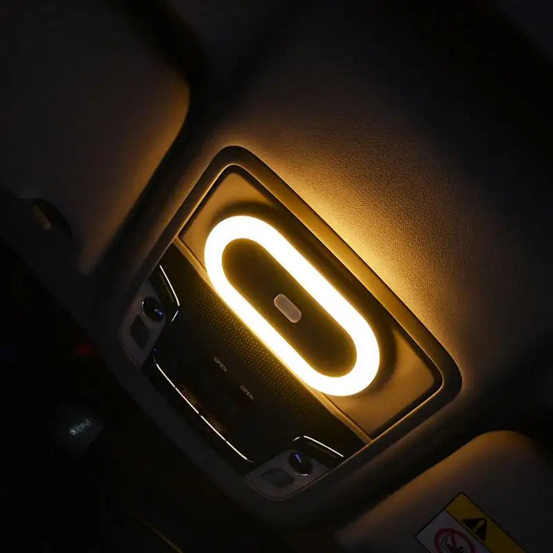 Car Interior Lights Indoor Car Lighting Ceiling Lamp Night Touch Light Hand Reading Light USB Car Roof Lighting Reading Lamp