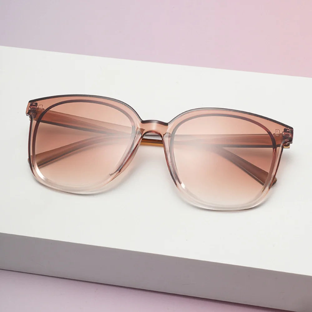 Square-Shaped Sunglasses Jelly Color Square-Shaped Glasses Gradient Square Shades Lightweight Colorful Sun Glasses For Beach